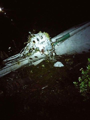 avión accidentdo en Medellín Foto: Aviación Comercial Colombia