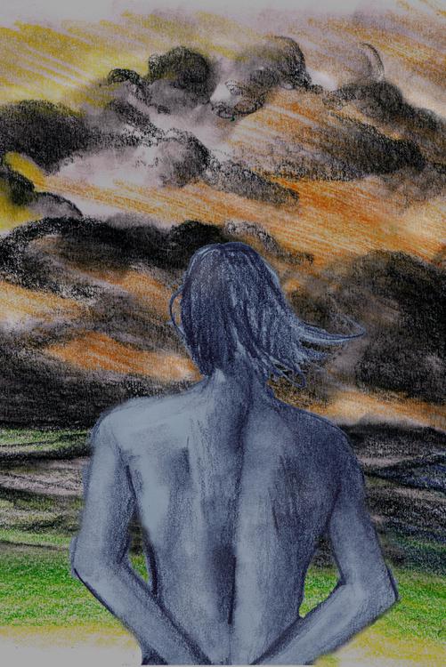 RETRATO DE UN HOMVBRE DE ESPALDAS