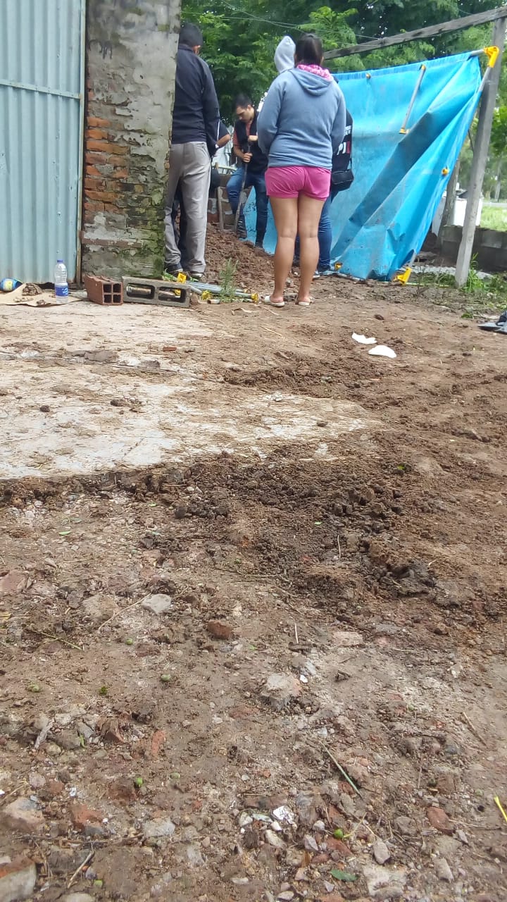 Excavación en la vivienda de Maxi Sosa.posdata-diggital-press